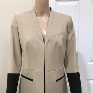 DKNY, Tan/Black Jacket Size 4